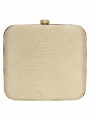 Zodiac Embellished Faux Silk Clutch Gemini