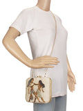 Zodiac Embellished Faux Silk Clutch Gemini