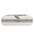 Zodiac Embellished Faux Silk Clutch Virgo