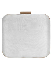 Zodiac Embellished Faux Silk Clutch Aquarius