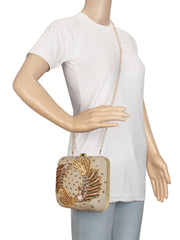 Zodiac Sequins Faux Silk Clutch Pisces