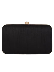 Adorn Embellished Faux Silk Clutch