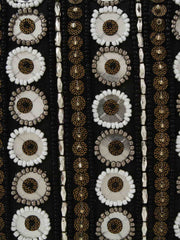 Adorn Embellished Faux Silk Clutch
