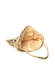Glitz Embellished Faux Silk Potli