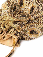 Glitz Embellished Faux Silk Potli