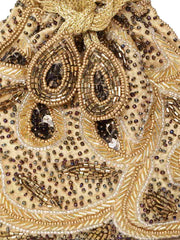 Glitz Embellished Faux Silk Potli