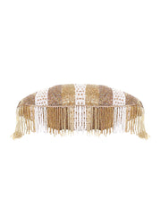 Pochette Tasselled Faux Silk Clutch
