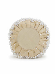 Dangle Faux Silk Embellished Potli