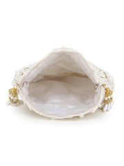 Dangle Faux Silk Embellished Potli