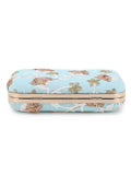 Tulle Faux Silk Floral Embroidered Clutch