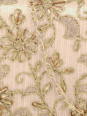 Hue Faux Silk Floral Embroidered Box Clutch