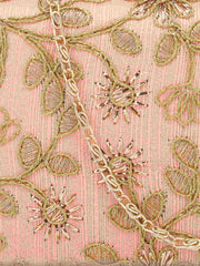 Hue Faux Silk Floral Embroidered Box Clutch