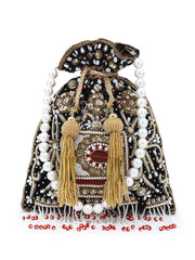 Glitz Velvet Beaded Potli