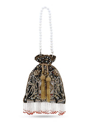 Glitz Velvet Beaded Potli