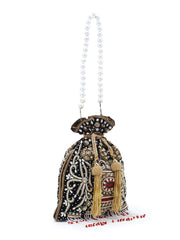 Glitz Velvet Beaded Potli