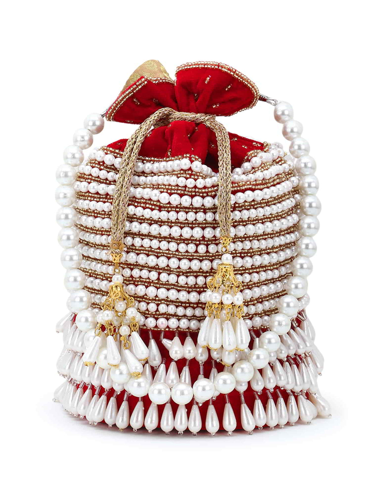 Glitz Velvet Beaded Potli