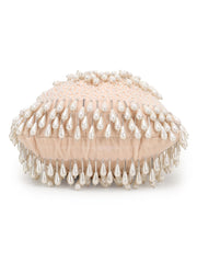 Dangle Velvet Pearl Embellished Potli