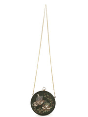 Gala Faux Silk Quirky Embellished Clutch