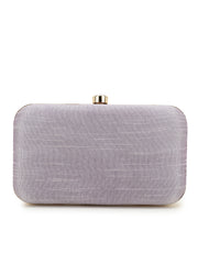 Adorn Embellished Faux Silk Clutch