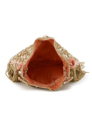 Dangle Ogee Embellished Velvet Potli