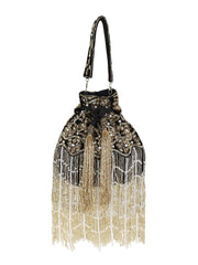 Dangle Ogee Embellished Velvet Potli