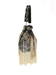Dangle Ogee Embellished Velvet Potli