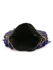 Dangle Beaded Velvet Potli
