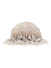 Dangle Chevron Embellished Velvet Potli