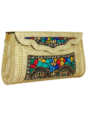 Jewel Mosaic Design and Embelished Party Clutch