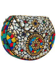 Jewel Mosaic Design Party Clutch