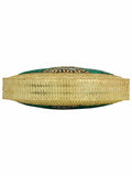 Jewel Mosaic Design Metal Work Party Clutch