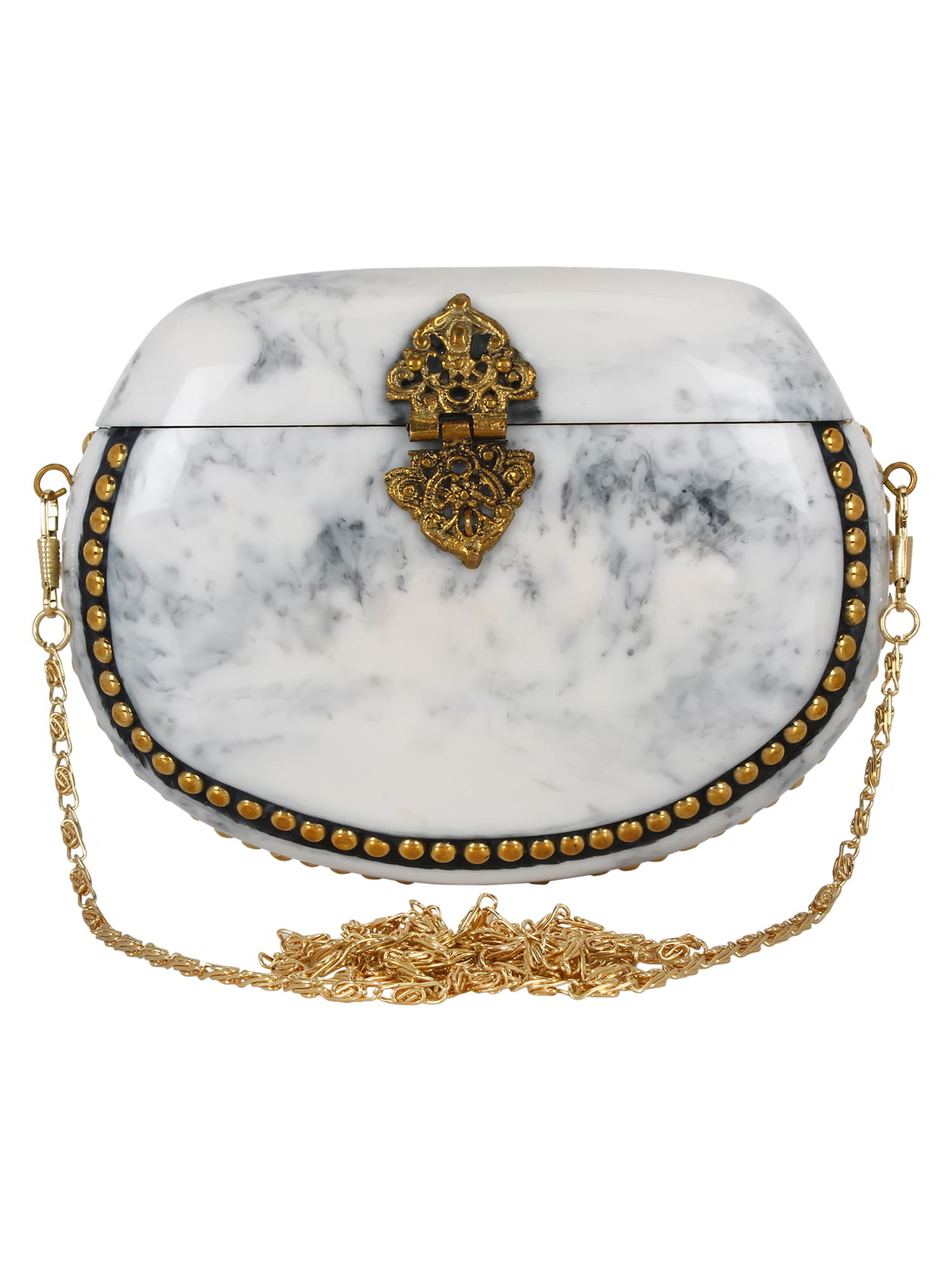 Marvelous Marble Clutch