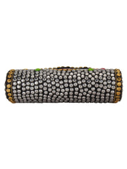 Jewel Mosaic Metal Clutch