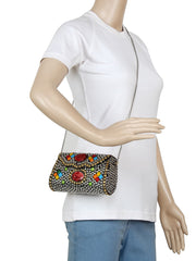 Jewel Mosaic Metal Clutch