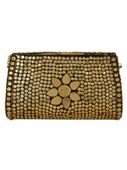 Jewel Mosaic Metal Clutch
