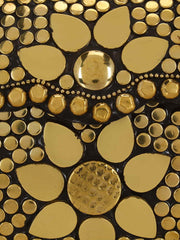 Jewel Mosaic Metal Clutch