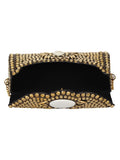 Jewel Mosaic Metal Clutch