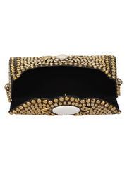 Jewel Mosaic Metal Clutch