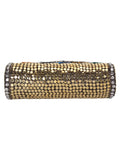 Jewel Mosaic Metal Clutch