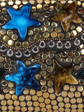 Jewel Mosaic Metal Clutch