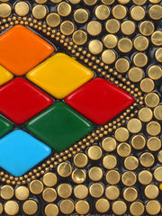 Jewel Mosaic Metal Clutch