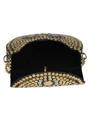 Jewel Mosaic Metal Clutch