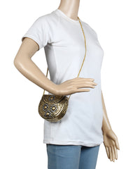 Jewel Mosaic Metal Clutch