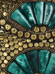 Jewel Mosaic Metal Clutch