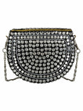 Jewel Mosaic Metal Clutch