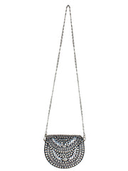 Jewel Mosaic Metal Clutch
