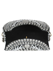 Jewel Mosaic Metal Clutch