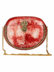 Marvelous Mosaic Metal Clutch