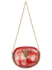 Marvelous Mosaic Metal Clutch