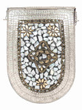 Jewel Mosaic Metal Clutch